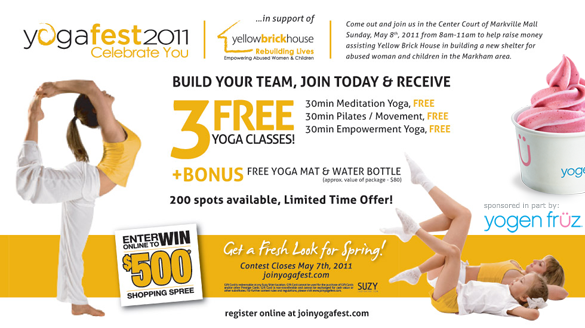 Limber up with Yogafest 2011 - May 8, 2011 at the Markville mall