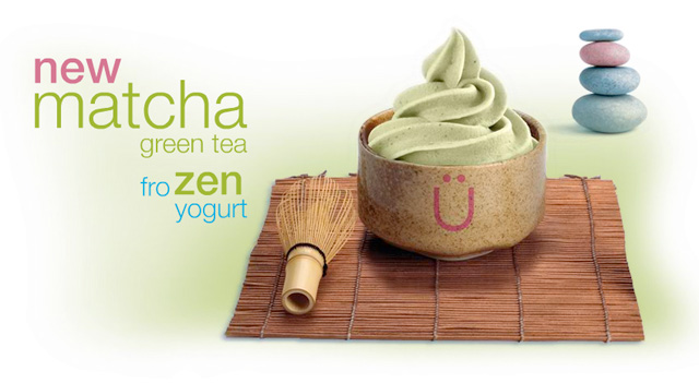 matcha green tea yogen fruz