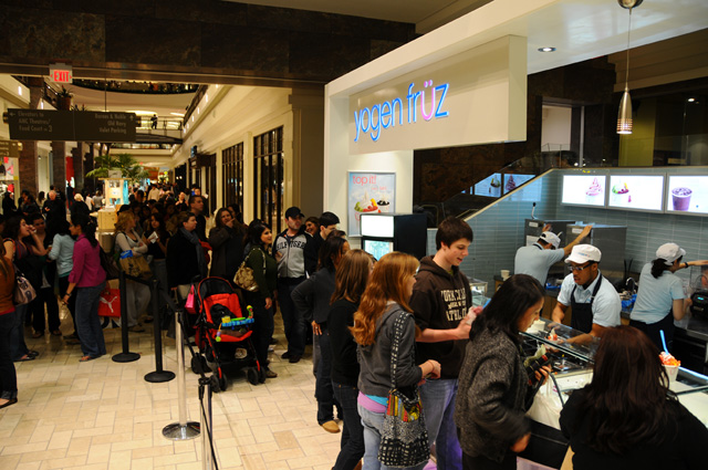 Yogen Fruz Washington DC Virginia frozen yogurt
