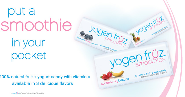 Yogen Fruz Smoothies Candy Fruit Yogurt Pocket