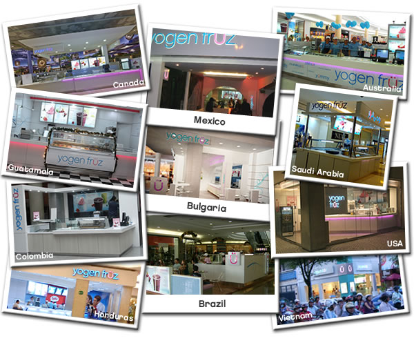 Yogen Fruz Around the World